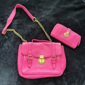 Vintage Ralph Lauren Leather Purse & Matching Wallet 🌸🤍